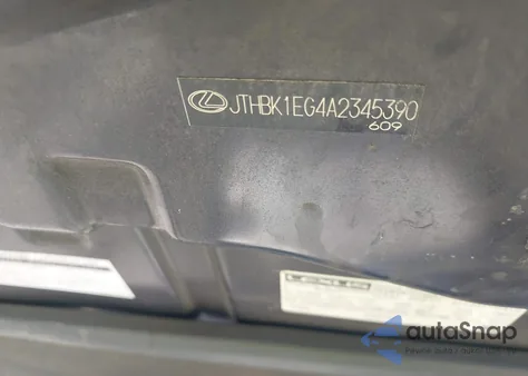 2010 Lexus Es 350 z USA, uszkodzony, nr VIN JTHBK1EG4A2345390